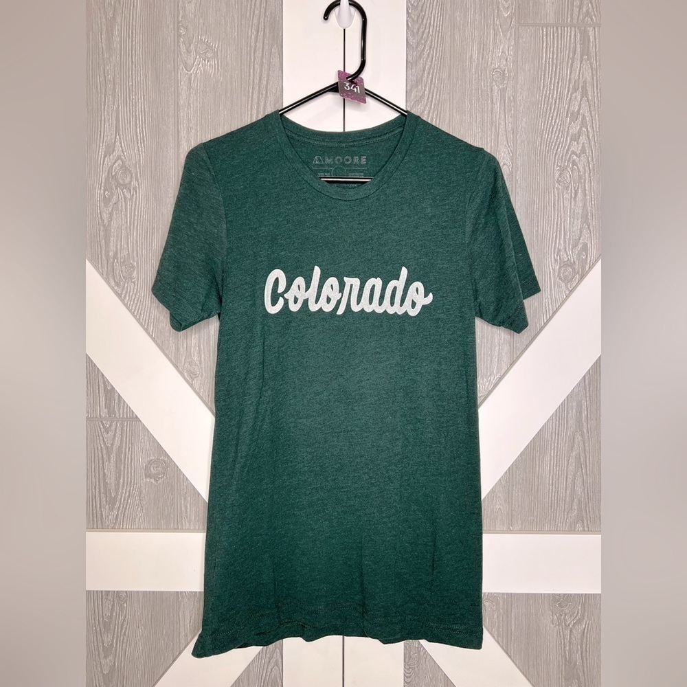 341. Green Colorado Graphic T-Shirt Small